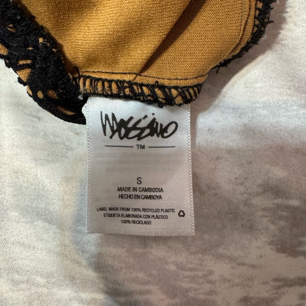Mossimo Supply Co. Black and Tan Lace Top - Picture 5 of 5